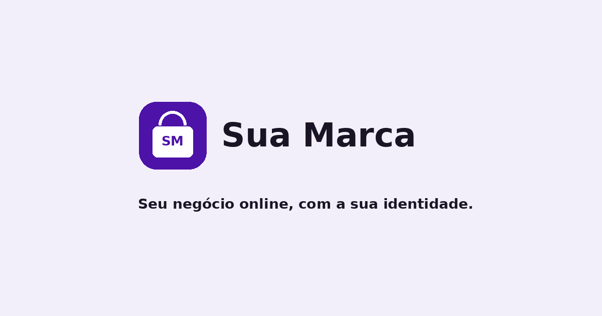Exemplos de lojas Link Menu em celulares